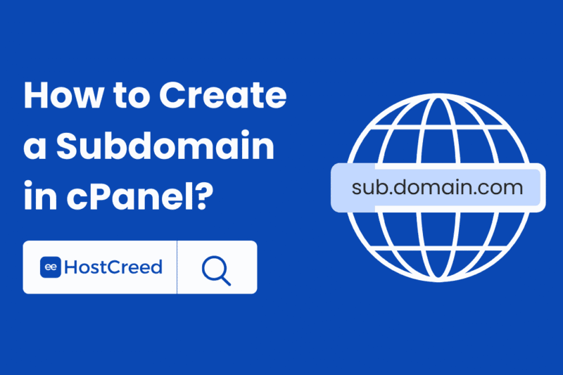 How to create a subdomain in cPanel?