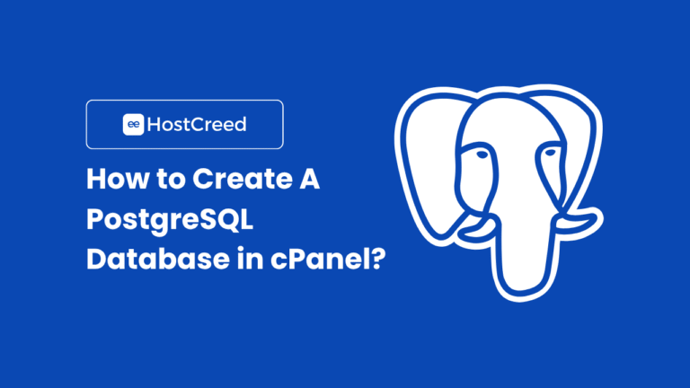 How to Create PostgreSQL Database in cPanel