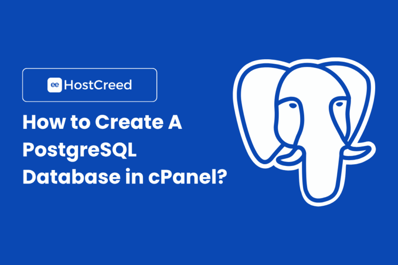 How to Create a PostgreSQL Database in cPanel?