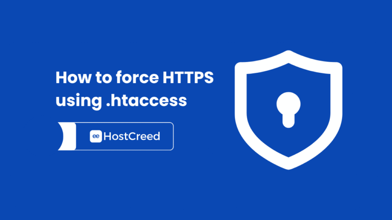 How to force HTTPS using .htaccess