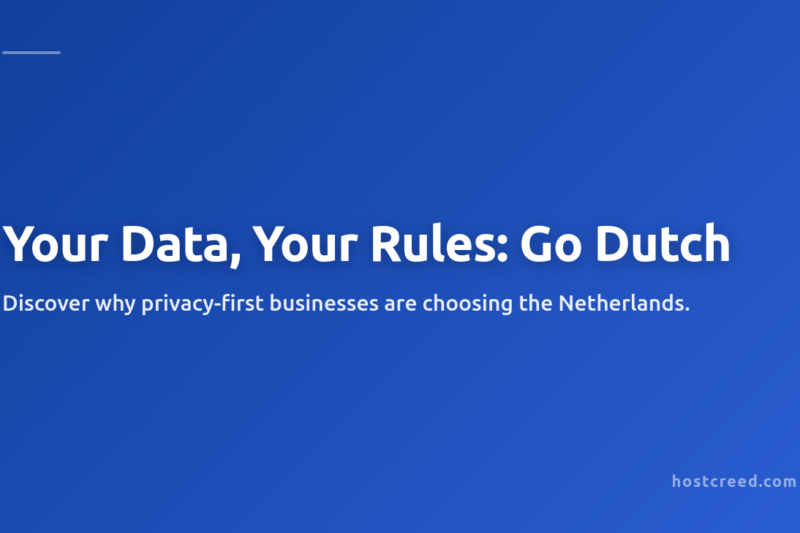 Why We Bet Everything on the Netherlands (And Why Your Privacy-First Business Should Too)