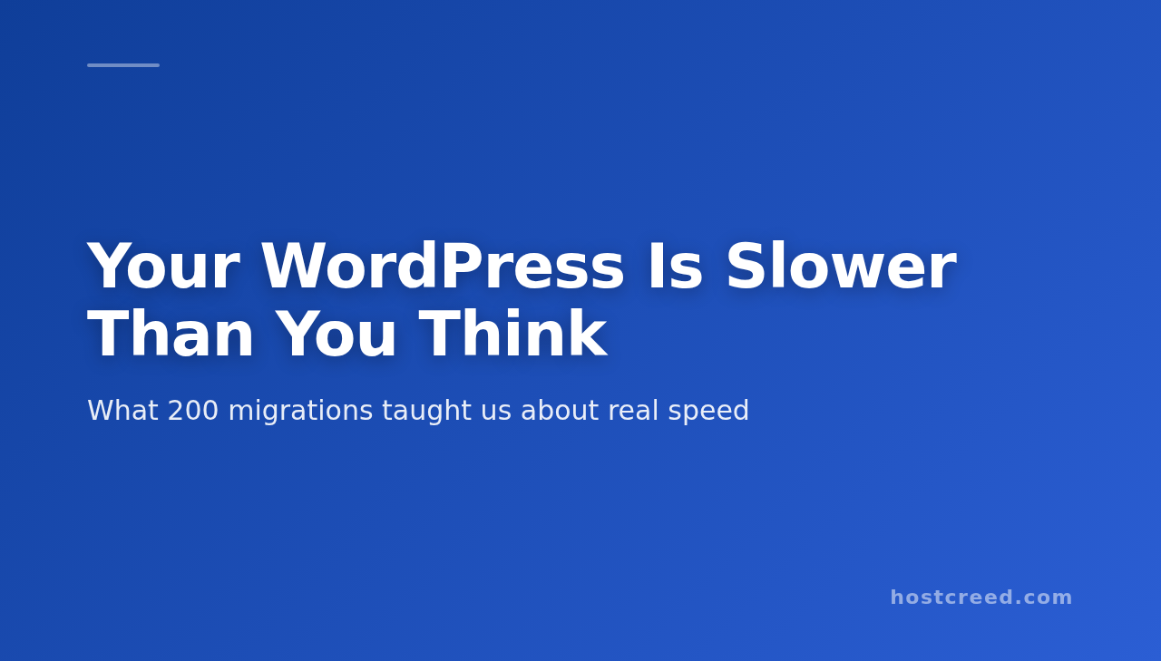 WordPress Speed Optimization for High Traffic Sites: What We’ve Learned After 200+ Migrations