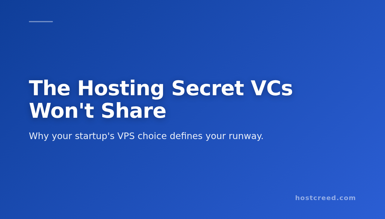 Choosing Offshore VPS Hosting for Startups: What Nobody Tells You